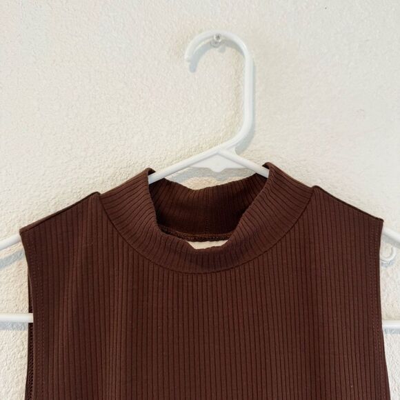Reformation Skylar Knit Dress NWT in Cafe Brown XS - Picture 6 of 14